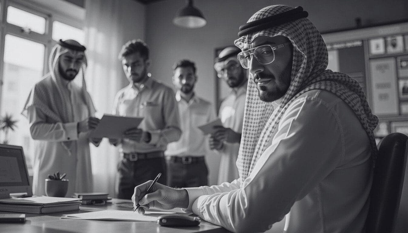 فريق جذور النمو أثناء العمل